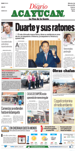 edici&oacute;n impresa - Diario de Acayucan