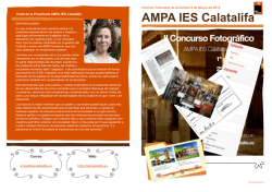Informe 1&ordm; Trimestre 2015 - Novedades del IES Calatalifa