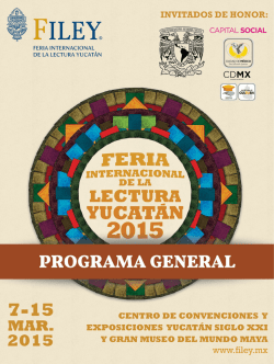 Programa Filey 2015