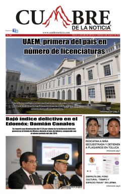 UAEM, primera del país en número de licenciaturas