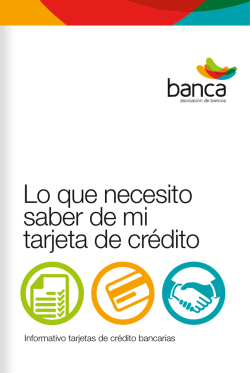 Lo que necesito saber de mi tarjeta de crédito
