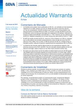 Actualidad Warrants