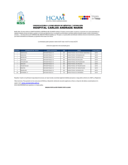 HOSPITAL CARLOS ANDRADE MAR&Iacute;N