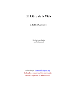 El Libro de la Vida, Meditaciones diarias con