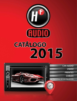 Descargue el catálogo de productos HF Audio