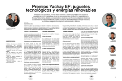Premios Yachay EP: juguetes tecnológicos y