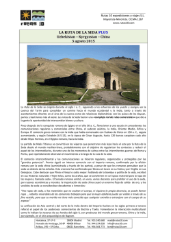 LA RUTA DE LA SEDA PLUS
