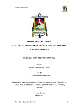 UNIVERSIDAD DE CUENCA - Repositorio Digital de la Universidad