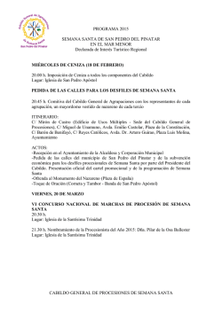 Programa Semana Santa 2015 - Ayuntamiento de San Pedro del