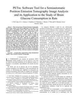 Software Tool for a Semiautomatic Positron Emission Tomography