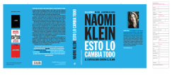 nAOMI kLEIn ESTO LO CAMBIA TODO