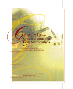 Programa completo - Universidad Complutense de Madrid