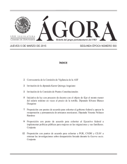 Ágora completa - Grupo Parlamentario del PRD