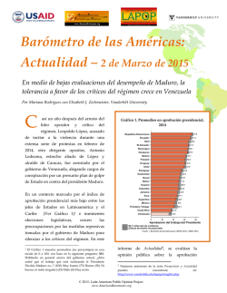 Barómetro de las Américas: