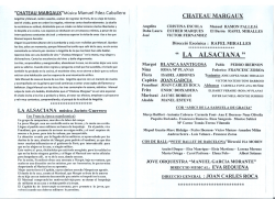 "CHATEAU MARGAUX&ldquo;M&Uacute;5&iexcl;ca Manuel Fdez.Cabailero