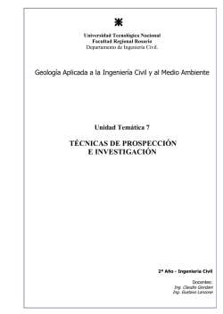 Técnicas de Prospección e Investigación. - UTN