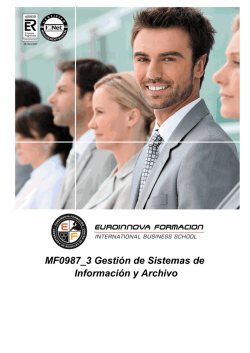 MF0987_3 Gestión de Sistemas de Información y