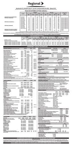 Marzo 2015 - Banco Regional