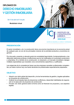 derecho inmobiliario y gestión inmobiliaria