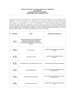 tribunal electoral del poder judicial de la federación sala superior