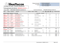 INFORME DE CARGA - PEDIDOS PENDIENTES