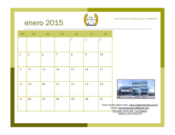 enero 2015 - Colegio Marta Brunet