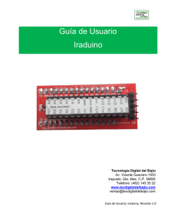 Guía de Usuario Iraduino