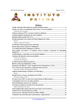 Titulares - Prisma Bolivia