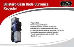 Billetero Cash Code Currenza Recycler