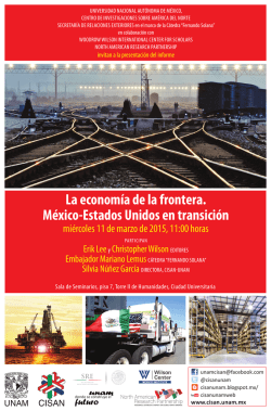 La economía de la frontera. México