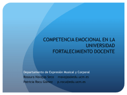 Competencia Emocional - Universidad Complutense de Madrid