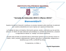 Calendario y Hoja de Control - uteycv - escom :: ipn