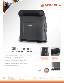 Ficha Silent PTC6000