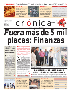 edici&oacute;n 14 marzo - La Cr&oacute;nica de Hoy en Hidalgo