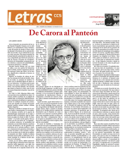 De Carora al Pante&oacute;n