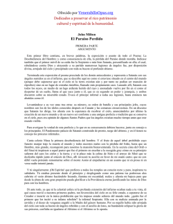 El Para&iacute;so Perdido