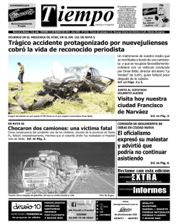 Informes - Diario Tiempo Digital