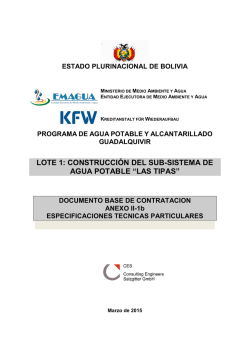 Especificaciones - Sistema de Contrataciones Estatales