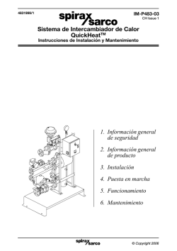 Sistema de Intercambiador de Calor QuickHeat