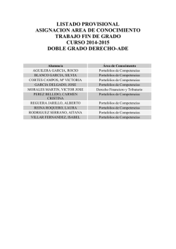 Segunda asignación de TFG DERECHO ADE