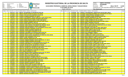 Nazareno - Tribunal Electoral de la Provincia de Salta