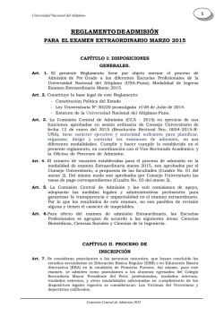 Descargar el reglamento - Universidad Nacional del Altiplano