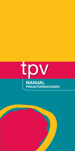 Manual Preautorizaciones TPV (PDF 85 KB.)