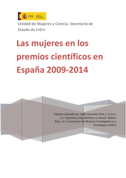 Informe UMyC (pdf 1.104 MB) - Ministerio de Ciencia e Innovación