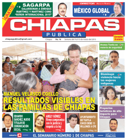 RESULTADOS VISIBLES EN LAS FAMILIAS DE CHIAPAS
