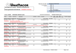 INFORME DE CARGA - PEDIDOS PENDIENTES