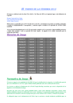 III Torneo de la Vendimia Logroño - Asociación Española de Clubes