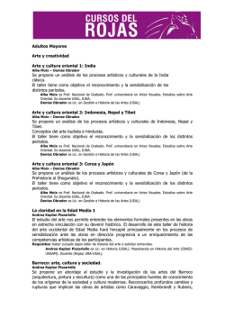 Contenidos - Centro Cultural Ricardo Rojas