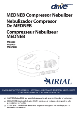 MEDNEB Compressor Nebulizer Nebulizador