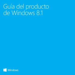 Guía del producto de Windows 8.1